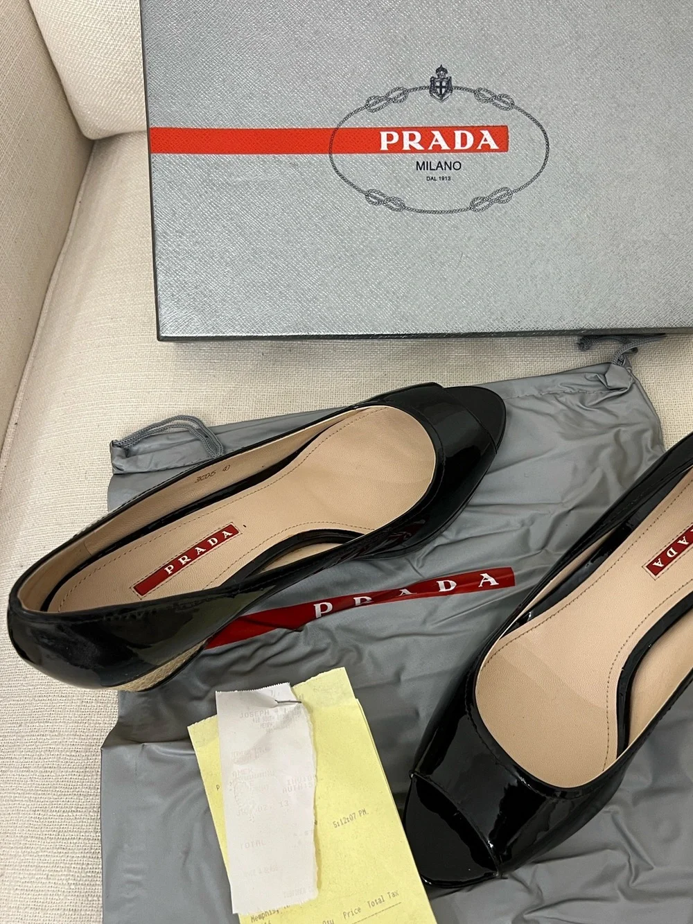 Prada sleek black